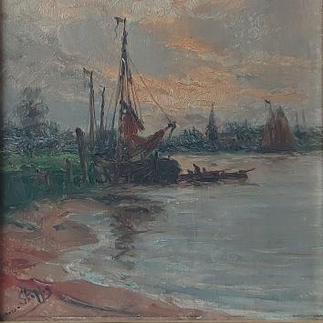 Schilderij van de Belgische kunstschilder R. Steppe kopen