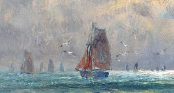 Kunstwerkje van de Belgische kunstschilder R. Steppe