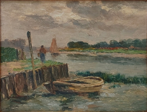 Schilderij van de Belgische schilder Romain Steppe kopen