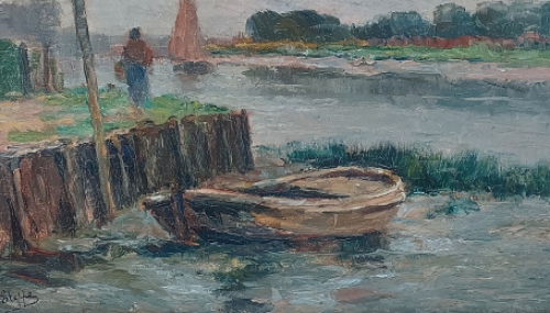 Schilderij van de Belgische kunstschilder R. Steppe kopen