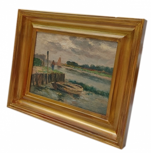 Schilderij van de Belgische kunstschilder Romain Steppe