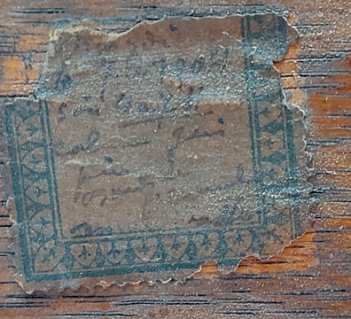 Steppe Romain met een schilderij van een sloepje op de Schelde