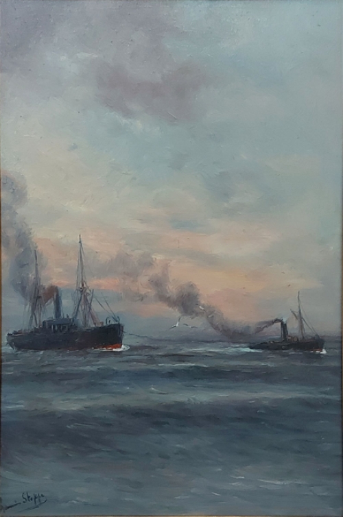 Schilderij van de Belgische schilder Romain Steppe kopen