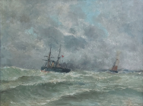 Schilderij van de Belgische schilder Romain Steppe kopen