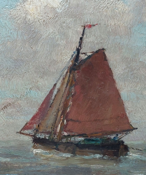 Schilderij van de Belgische kunstschilder Romain Steppe