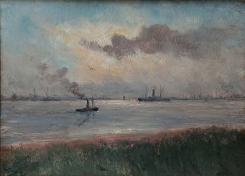 Schilderij van de Belgische schilder Romain Steppe kopen