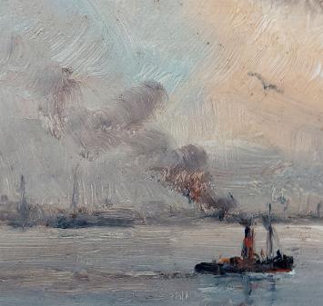 Olieverfschilderij van R. Steppe
