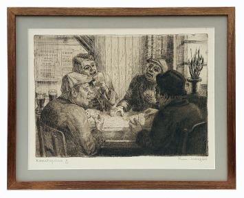 Ludieke ets van Romain Malfliet kopen