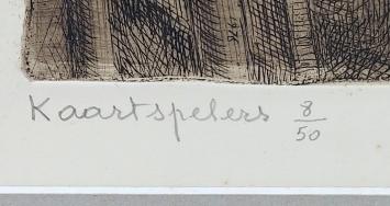 Belgische etser en tekenaar Romain Malfliet