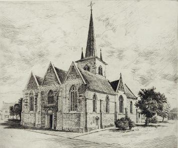 Genummerde ets van R. Malfliet kopen