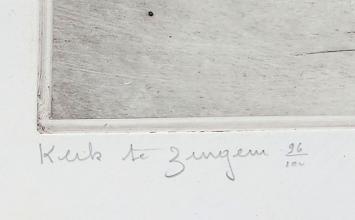 Belgische etser en tekenaar Romain Malfliet