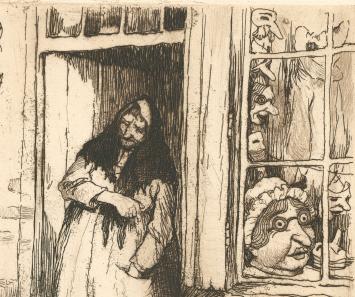 Originele ets van Roméo Dumoulin