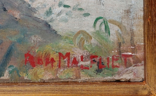 Belgische etser en schilder Romain Malfliet