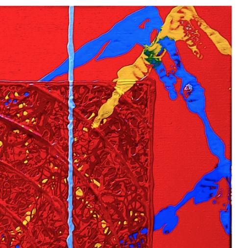 De Belgische schilder Ron Van de Vyver