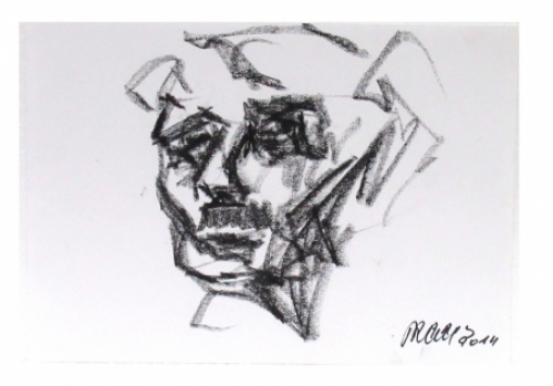 Tekening van de Belgische kunstenaar Ronald De Winter kopen