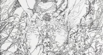 Kunstwerkje op papier in goede staat