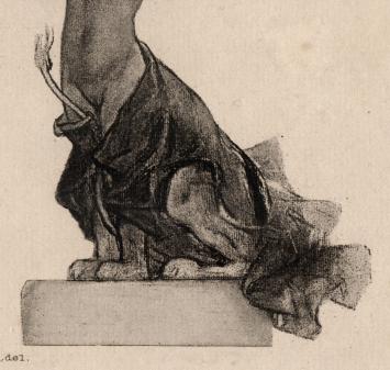 Heliogravure Parallèlement (Frontispice pour Verlaine) Exsteens 1109