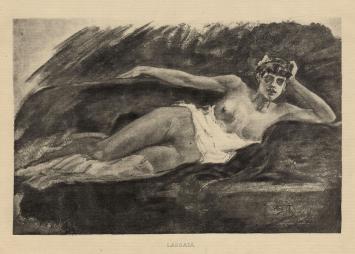 Heliogravure Lassata Exteens 1019.2 van  Félicien Rops