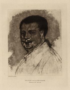 Félicien Rops met een heliogravure uit 1924