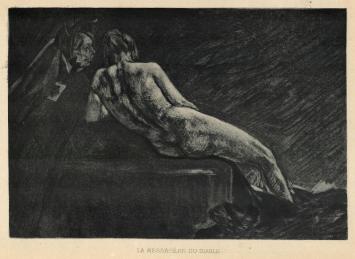 Félicien Rops met een heliogravure