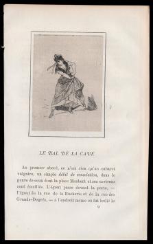 Félicien Rops met een ets uit 1864