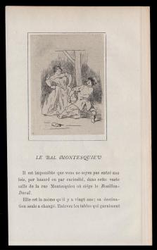 Félicien Rops met een ets uit 1864