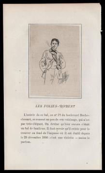 Félicien Rops met een ets uit 1864