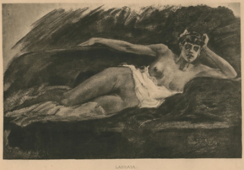 Heliogravure Lassata Exteens 1019.2 van  Félicien Rops