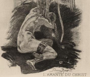 Rops, L'amante du Christ 1908 Exsteens 961