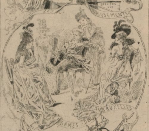 Les Amusements des Dames de Bruxelles 1881 Exsteens 487.3