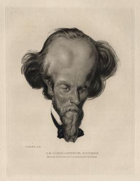 Félicien Rops met een heliogravure uit 1924