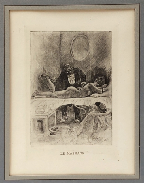 Félicien Rops met een heliogravure uit 1908