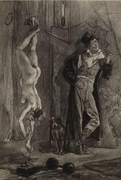 Heliogravure  Exsteens 914 van  Félicien Rops