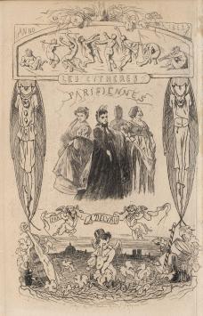 Félicien Rops met een ets uit 1864