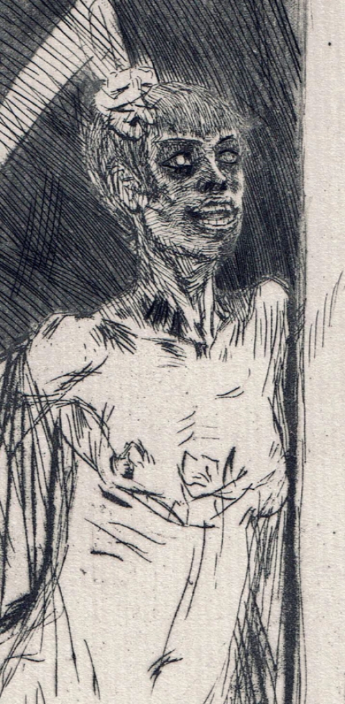 Mors Syphilitica van  Félicien Rops