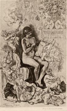 Ets, Frontispice Rimes de Joie