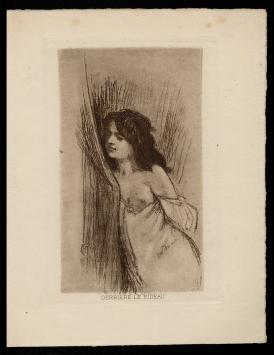 Heliogravure van Félicien Rops exsteens 984