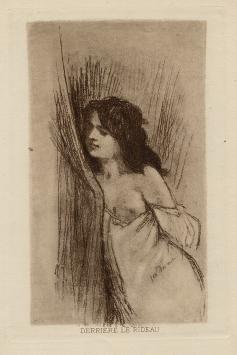 Félicien Rops met een heliogravure