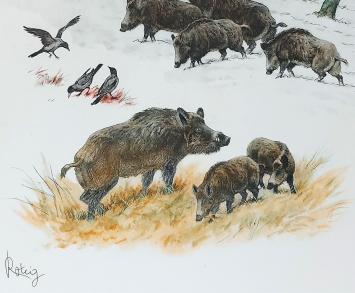 De Franse kunstenaar Georges-Frédéric Rötig