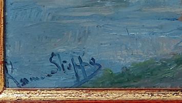 Kunstwerkje van de Belgische kunstschilder R. Steppe