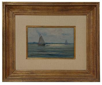 Klein schilderij van Romain Steppe