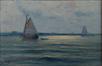Olieverfschilderij van de Belgische kunstschilder Romain Steppe kopen