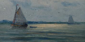Kunstwerkje van de Belgische kunstschilder R. Steppe