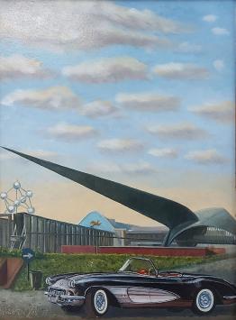 Realistisch kunstwerk van R. De Vos kopen