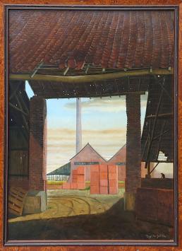 Olieverfschilderij van 1996 van Boom