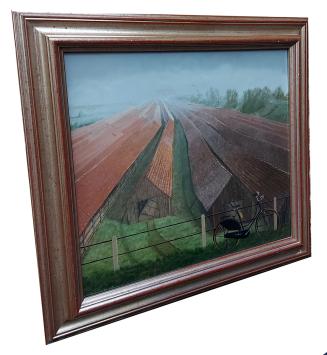 Mijn fiets bij de steenbakkerijen 1987