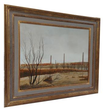 Zicht op de Boomse steenbakkerijen 1982