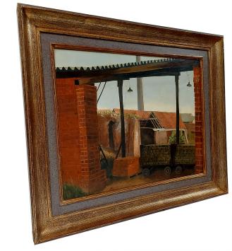 Steenwagens in de Boomse steenbakkerij 1983