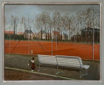 Olieverfschilderij van de Boomse schilder Rudi De Vos