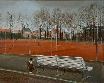 Realistisch kunstwerk van R. De Vos